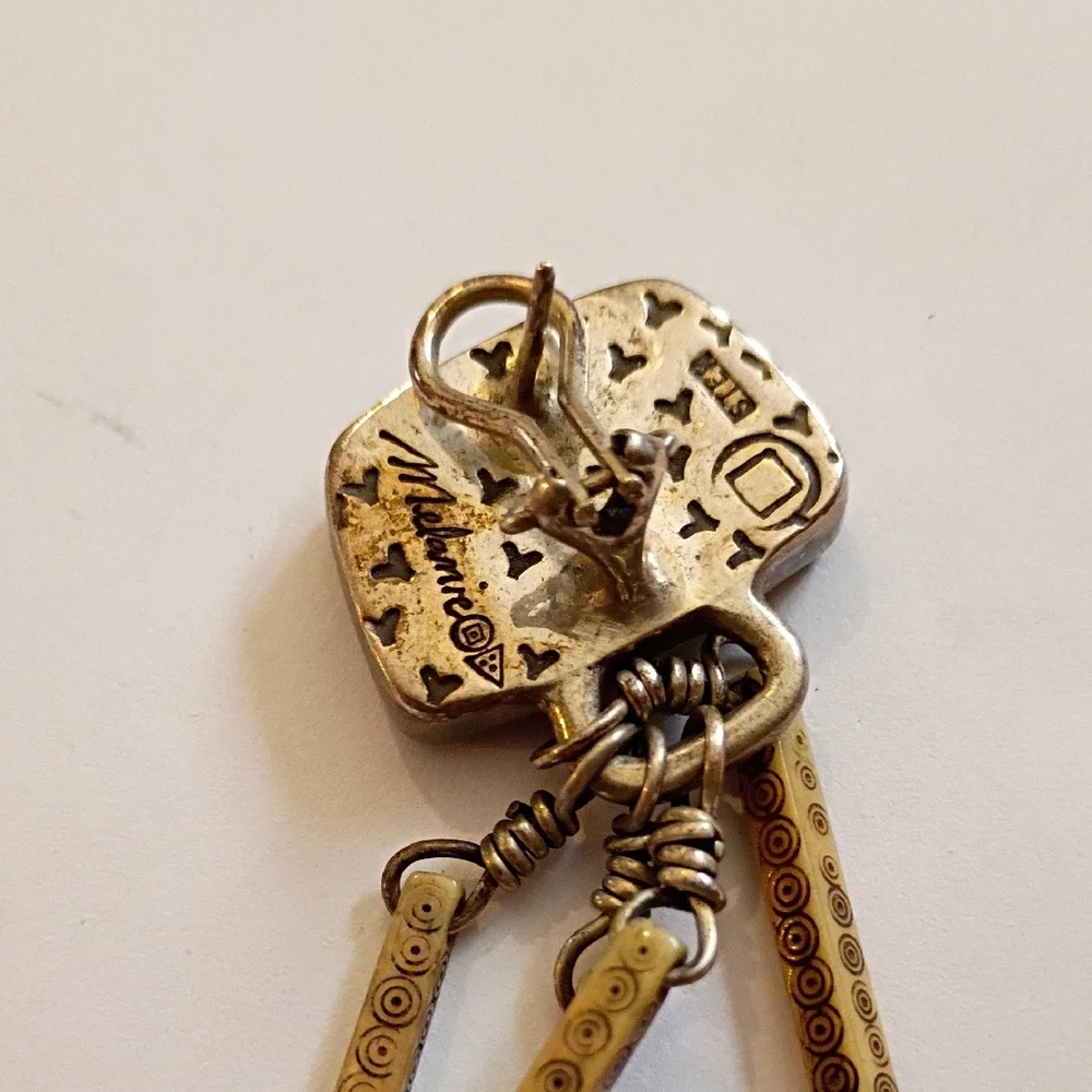 Melanie Deluca Hmong Bone Earrings - Picture 13 of 16